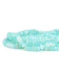 Opal lazurowy oponka gładka ok. 7x5mm