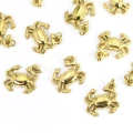 Krab ok. 22x16mm [zawieszka, stal, kolor złoty PVD]