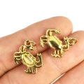 Krab ok. 22x16mm [zawieszka, stal, kolor złoty PVD]