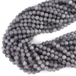 Kwarcyt fioletowo szary kula gładka ok. 6mm