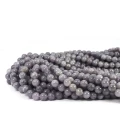 Kwarcyt fioletowa szarość kula gładka ok. 6mm