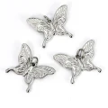 Motyl ok. 24x19mm [zawieszka, stal]