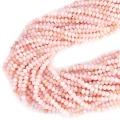 Opal różowy dysk fasetowany ok. 4x3mm