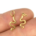 Wąż ok. 17x6mm [zawieszka, stal, kolor złoty PVD]