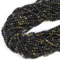 Turmalin wielokolorowy ciemny kula gładka ok. 3,8mm