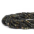 Turmalin wielokolorowy ciemny kula gładka ok. 3,8mm