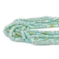 Opal błękitny walec nieregularny ok. 5-6x6-8mm