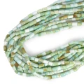 Opal amazonitowy walec nieregularny ok. 5,5-6,5x5-8,5mm