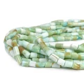 Opal amazonitowy walec nieregularny ok. 5,5-6,5x5-8,5mm
