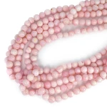 Opal różowy kula gładka ok. 8,5mm