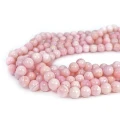 Opal różowy kula gładka ok. 8,5mm