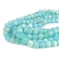 Opal błękitny kula gładka ok. 8,5mm