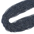 Szafir jasny kula fasetowana ok. 2,3mm