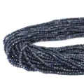 Szafir jasny kula fasetowana ok. 2,3mm