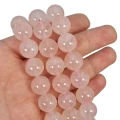 Kwarc różowy madagaskar kula gładka ok. 14mm