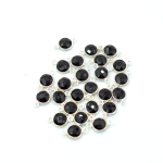 Onyks ok. 17x11mm [łącznik, srebro 925]