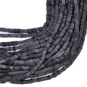 Hematyt czarny heishi matowy ok. 4x1mm