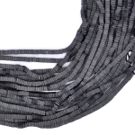 Hematyt czarny heishi matowy ok. 3x1mm