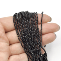 Czarny turmalin kula fasetowana ok. 2,2 mm