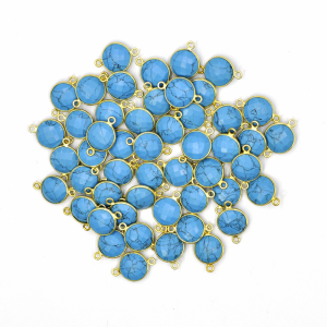 MAGNEZYT 17x11mm [łącznik, srebro pozłacane 925]