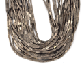 Hematyt brązowy prostopadłościan 2x4mm [sznur 40 cm]