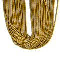 Hematyt ciemne złoto matowy walec 2x4mm [sznur 40 cm]