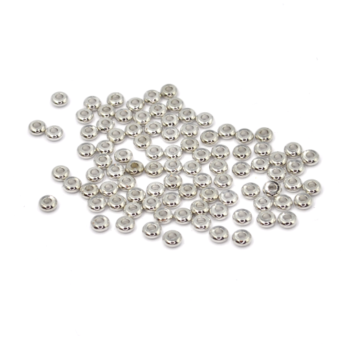 Dysk srebrny 4x1,5mm [przekładka, metal]