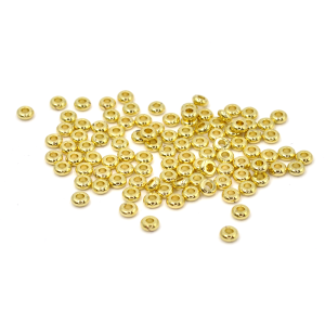 Dysk złoty 4x1,5mm [przekładka, metal]