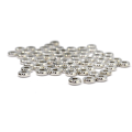 Dysk srebrny 6x2mm [przekładka, metal]