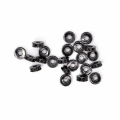 Walec czarny z cyrkoniami 7x3mm [przekładka, metal]
