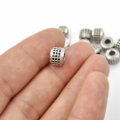 Pierścień srebrny z cyrkoniami 6x7mm [przekładka, metal]