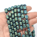 Budda hematyt zielony 10x8,5x7mm [sznur 40cm]