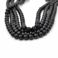 Turmalin czarny kula gładka 8mm [sznur 39cm]