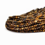 Tygrysie oko kula fasetowana ok. 3mm