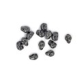 Czaszka grafitowa ok. 8x6/8x6mm [przekładka hematyt]
