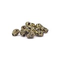 Czaszka jasne złoto ok. 8x6/8x6mm [przekładka hematyt]