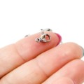 Zapięcie karabińczyk 10x6mm [srebrny, stal szlachetna]