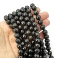 Glaukofan kula gładka ok. 10mm [sznur 40 cm]