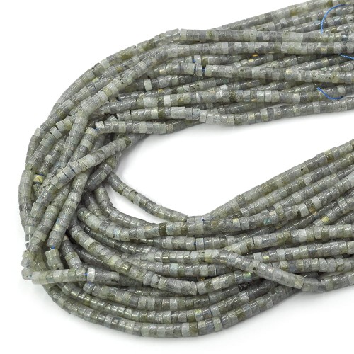Labradoryt talarek ok.4x2mm [sznur 38 cm]