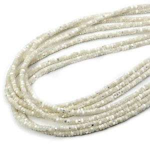 Masa perłowa biała talarek ok. 4x2mm