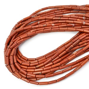 Jaspis czerwony patyczek ok. 4x13mm