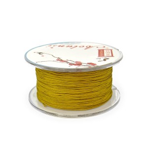 Sznurek do makramy złoty ok. 0,4mm [szpula ok. 60m]