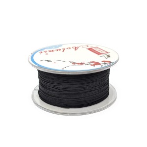 Sznurek czarny ok. 0,4mm [szpula ok. 60m]