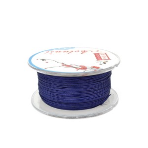 Sznurek do makramy granatowy ok. 0,4mm [szpula ok. 60m]