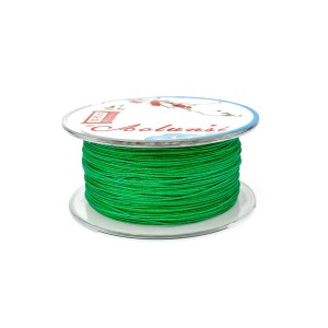 Sznurek do makramy zielony ok. 0,6mm [szpula ok. 60m]