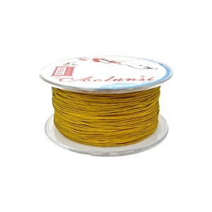 Sznurek do makramy złoty ok. 0,6mm [szpula ok. 60m]