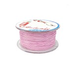 Sznurek do makramy jasno różowy ok. 0,6mm [szpula ok. 60m]