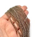 Granat kula fasetowana ok. 1,5/1,7 mm [sznur 32,5cm]