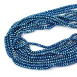 Hematyt niebieski oponka fasetowana ok. 4x2,5/3mm [sznur 39cm]