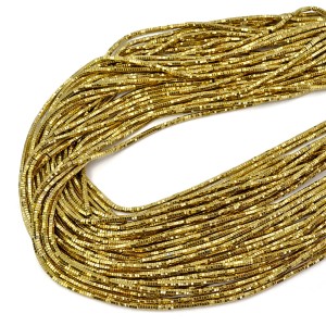 Hematyt złoty nakrętka ok. 2x1mm